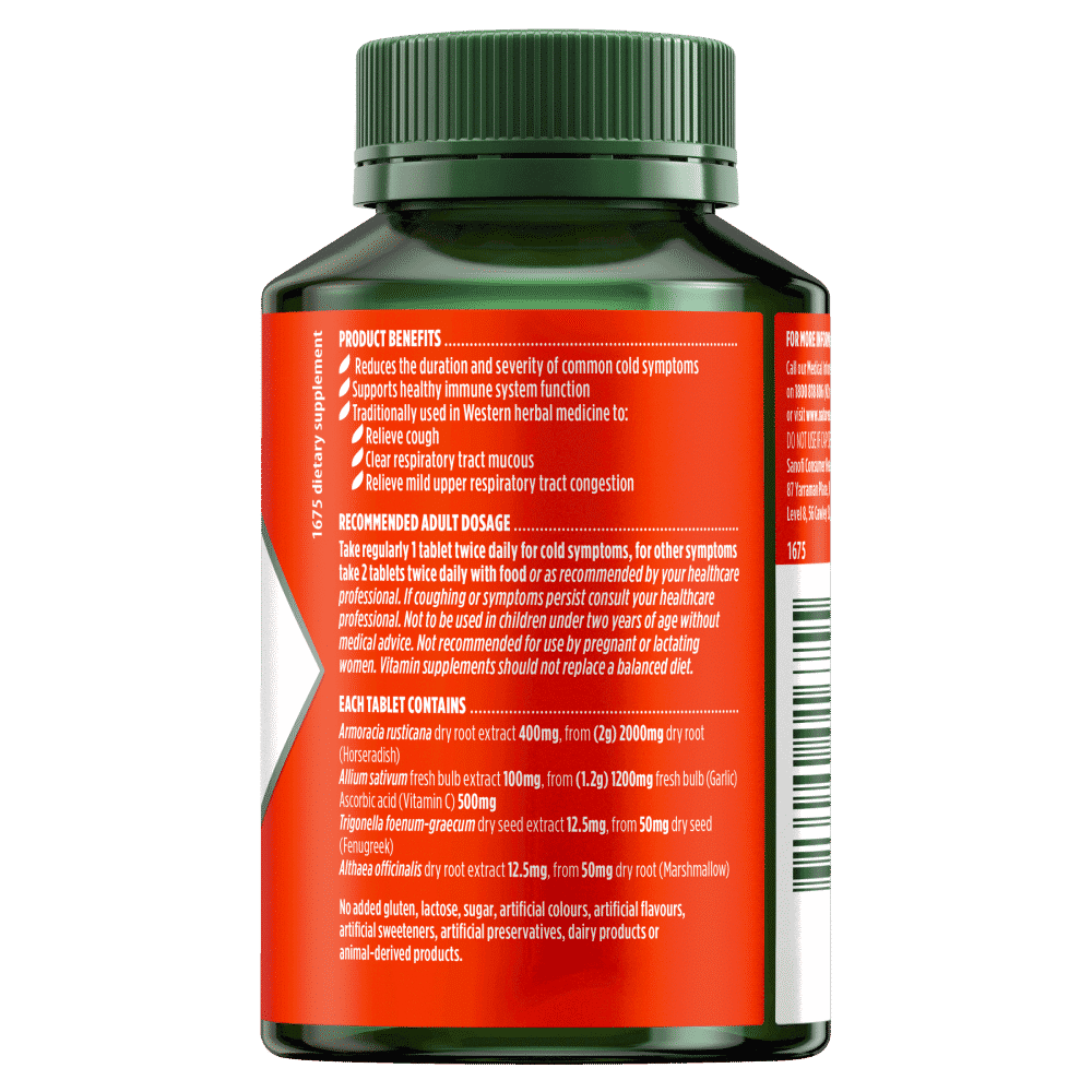 Nature's Own Triple Strength Garlic + C, Horseradish 100 Tablets - Cutprice Online