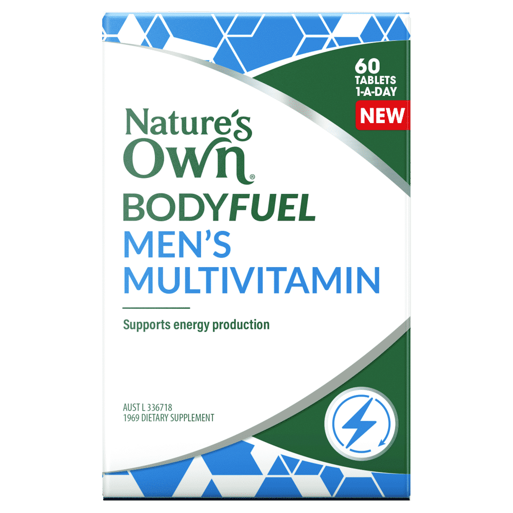 Nature's Own Bodyfuel Mens Multivitamin 60 Tablets - Cutprice Online