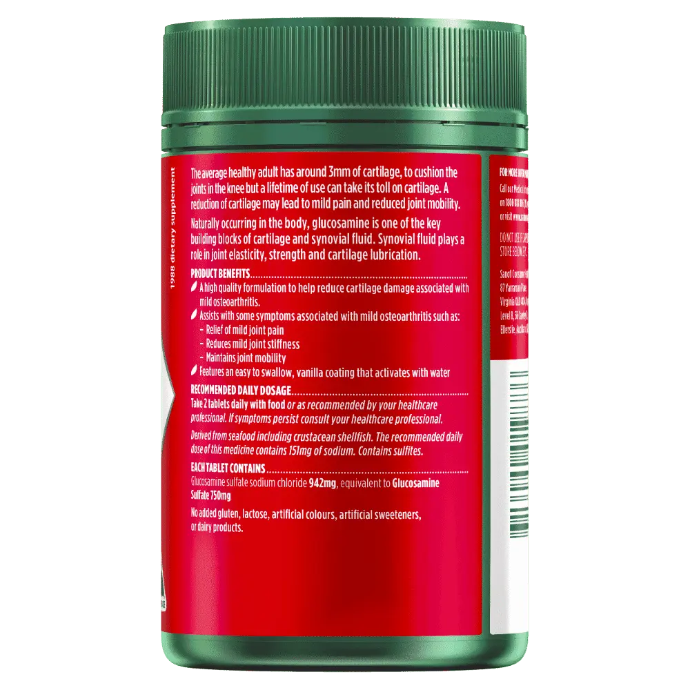 Nature's Own Glucosamine Sulfate 240 Tablets - Cutprice Online
