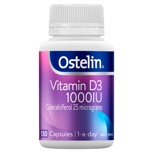 Ostelin Vitamin D3 1000IU 130 Capsules - Cutprice Online