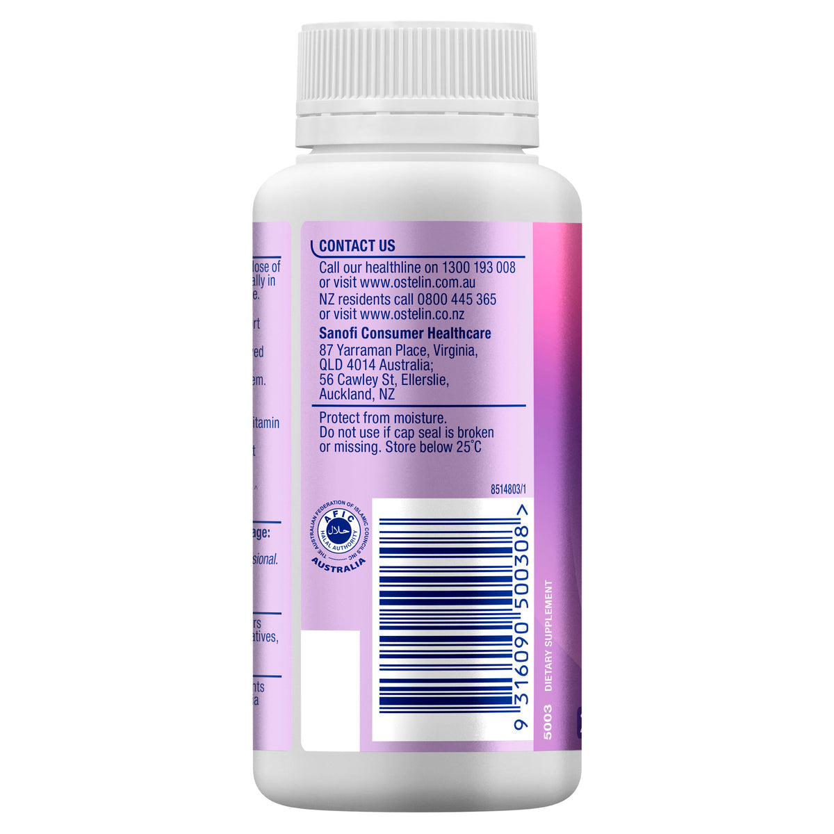 OSTELIN Vitamin D3 1000IU 250 Capsules - Cutprice Online