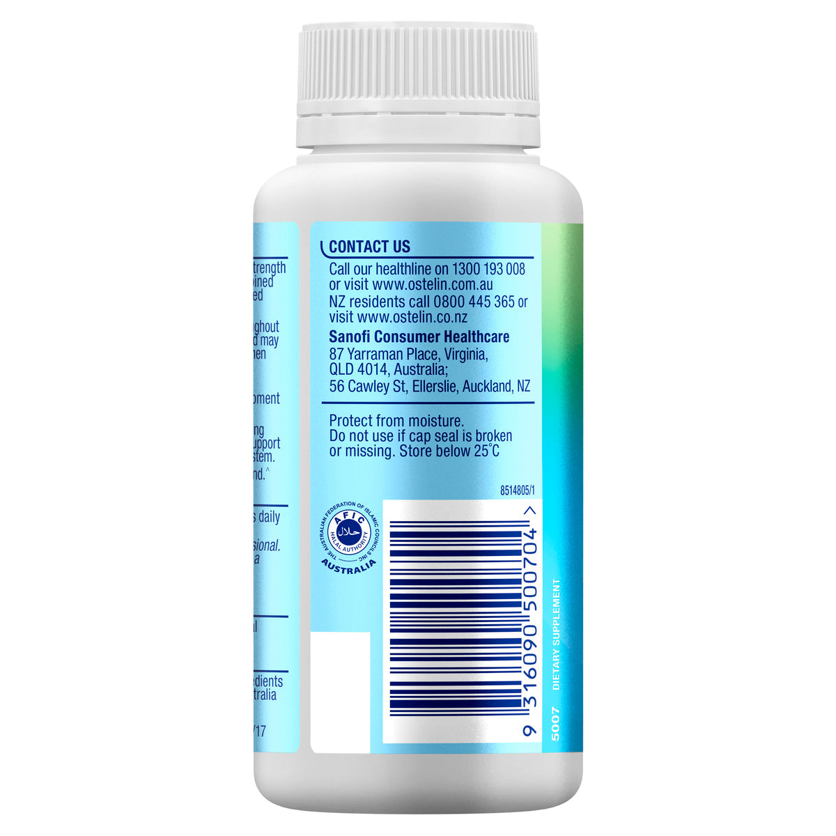 Ostelin Vitamin D & Calcium Chewable 60 Tablets - Cutprice Online