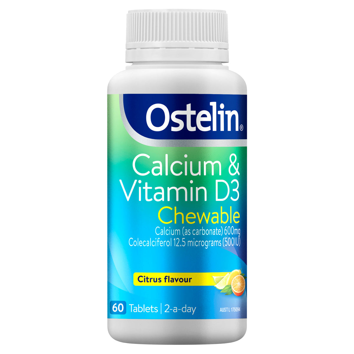Ostelin Vitamin D & Calcium Chewable 60 Tablets - Cutprice Online