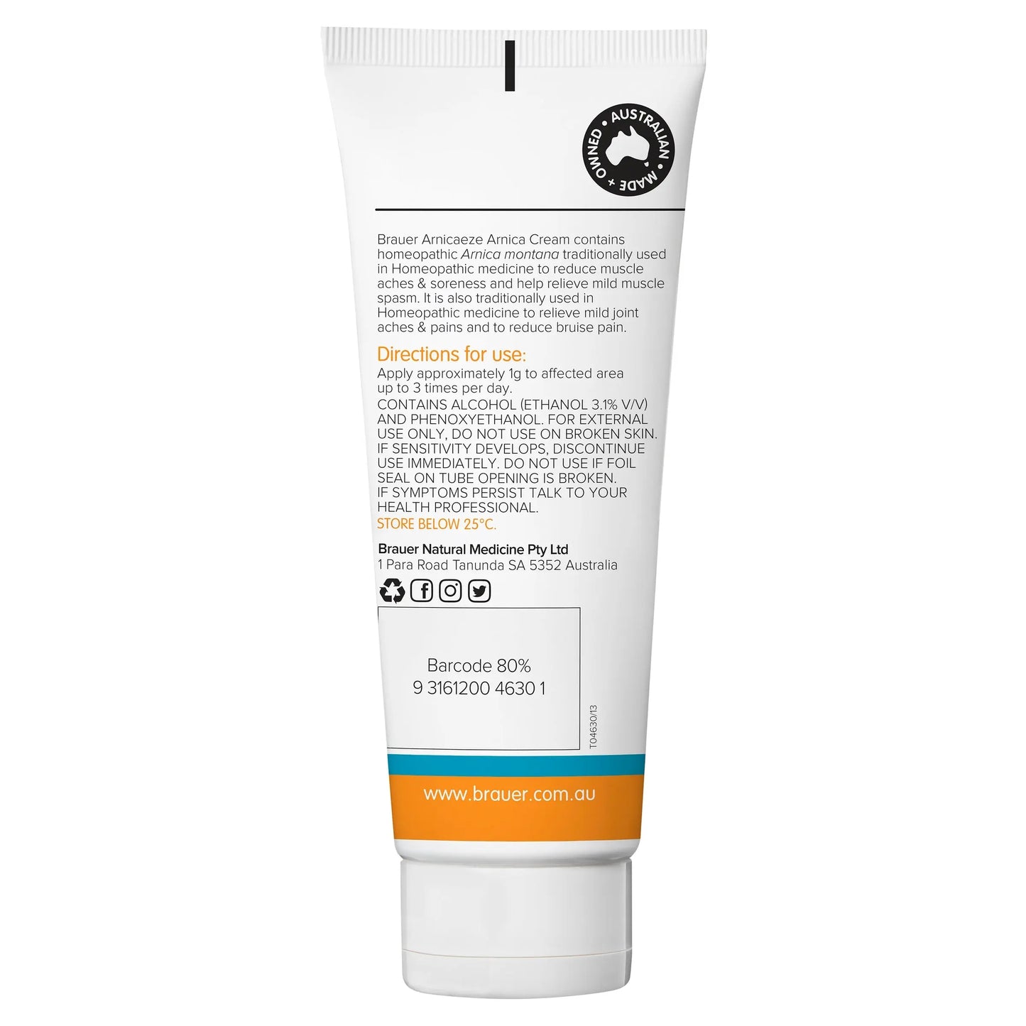 Brauer Arnicaeze Cream 100g BRAUER