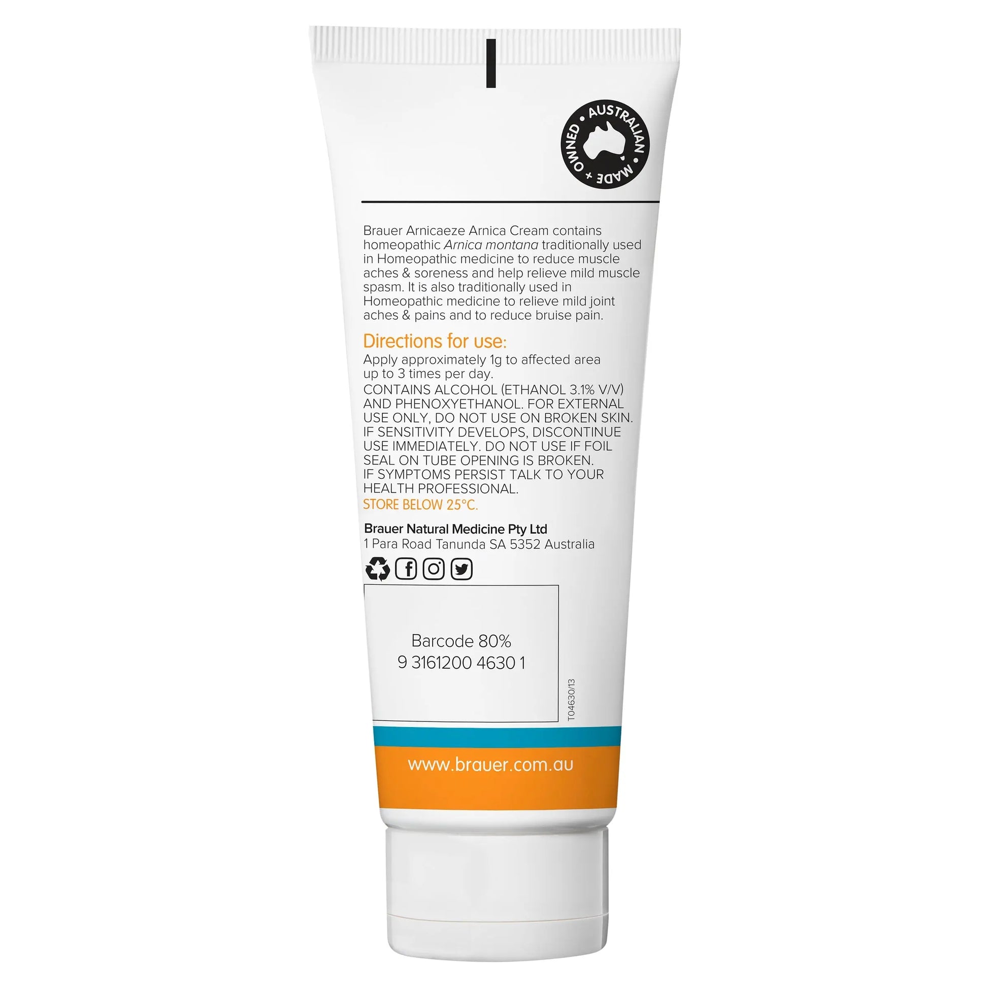 Brauer Arnicaeze Cream 100g BRAUER