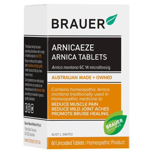 Brauer Arnicaeze 60 Tablets BRAUER