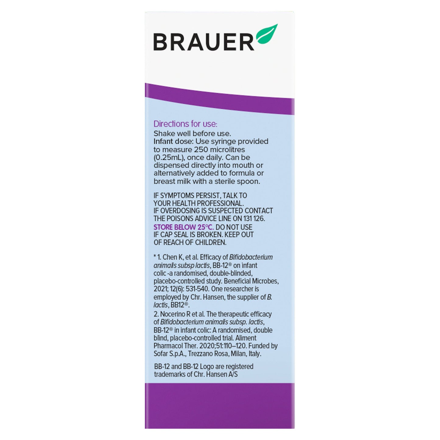 Brauer Coliceze Probiotic Drops for Infants 7.5ml BRAUER