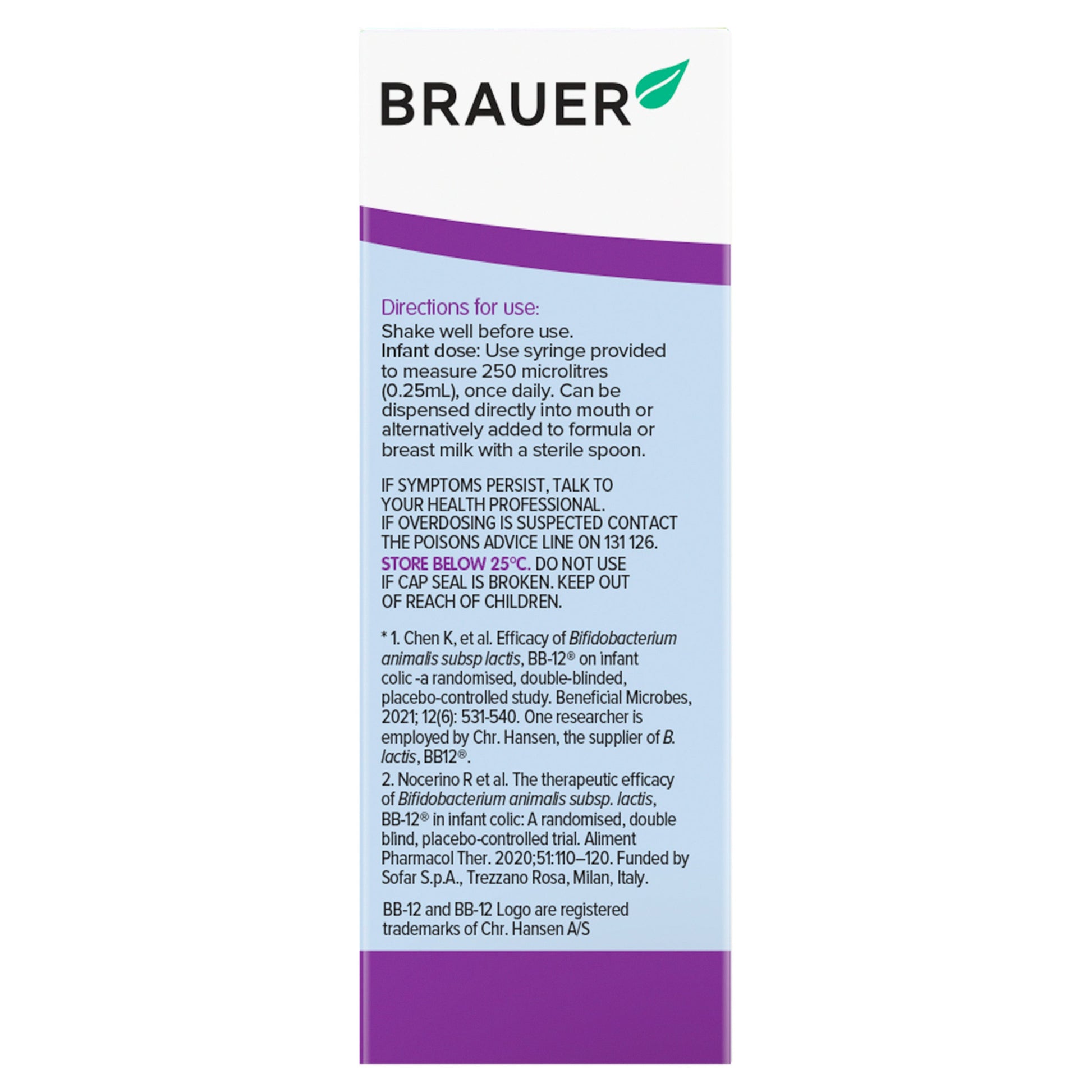 Brauer Coliceze Probiotic Drops for Infants 7.5ml BRAUER