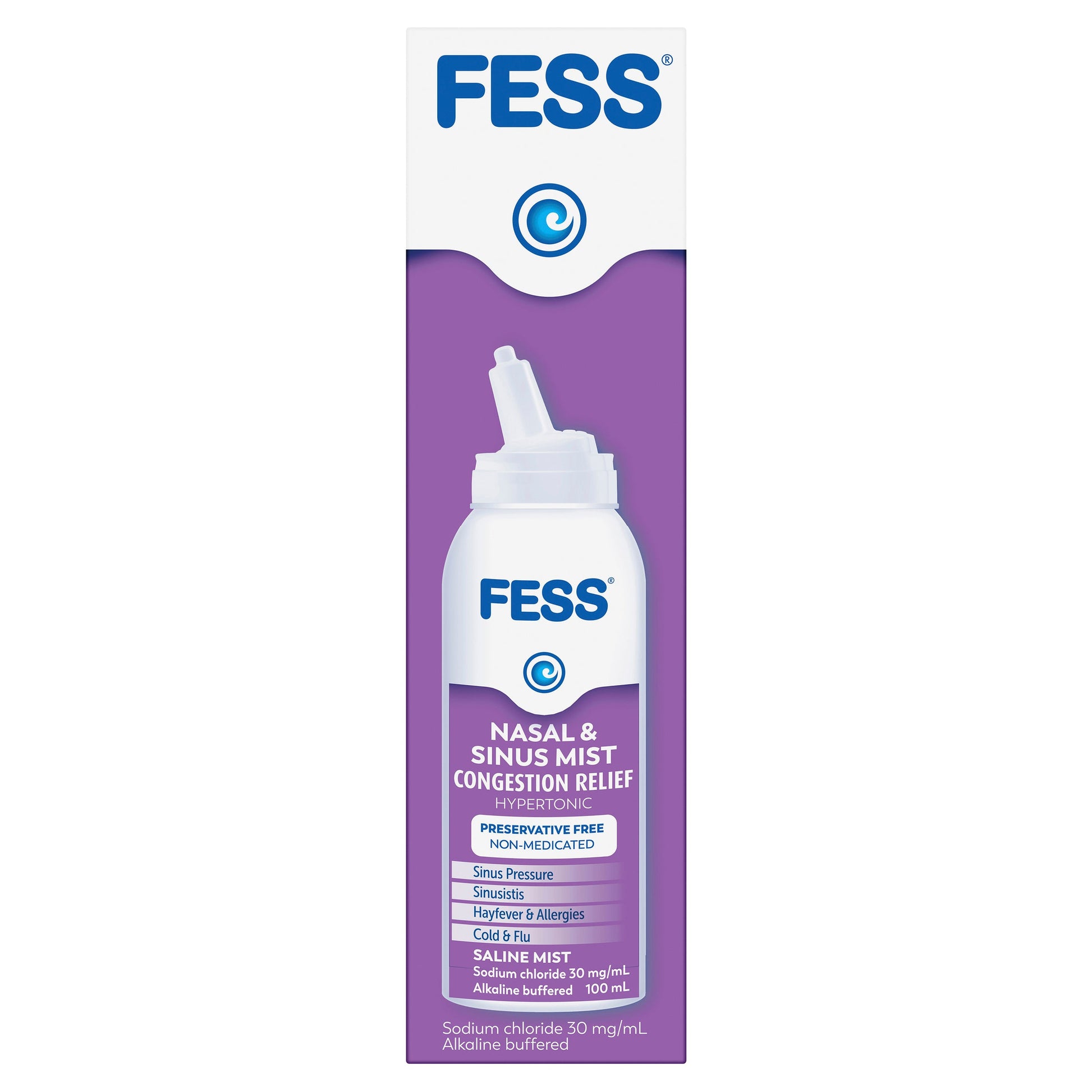 Fess Sinu Cleanse Nasal Irrigation Spray 100ml - Cutprice Online