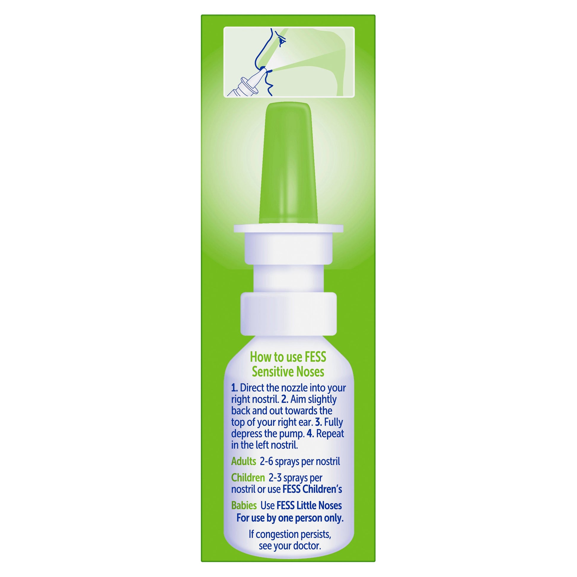 Fess Sensitive Noses Saline Nasal Spray 30ml - Cutprice Online