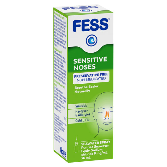 Fess Sensitive Noses Saline Nasal Spray 30ml - Cutprice Online