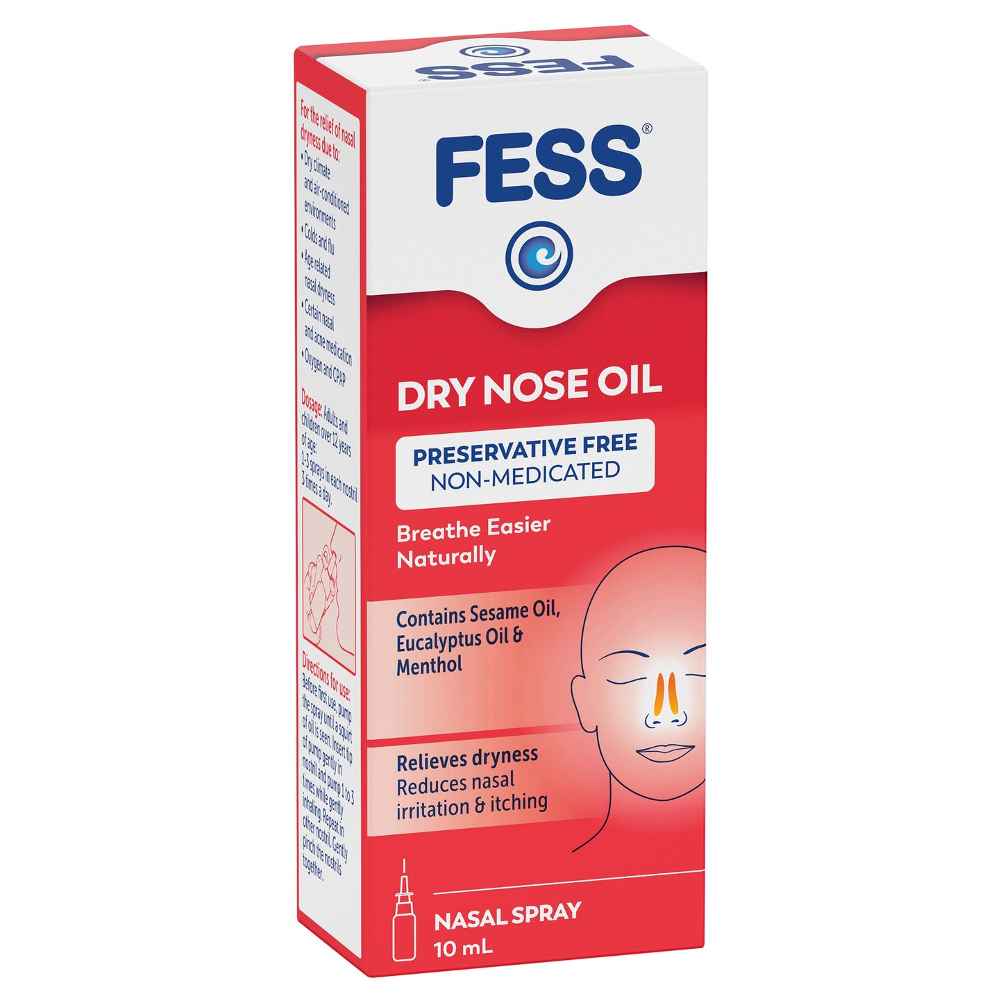 Fess Dry Nose Oil Nasal Spray 10ml - Cutprice Online