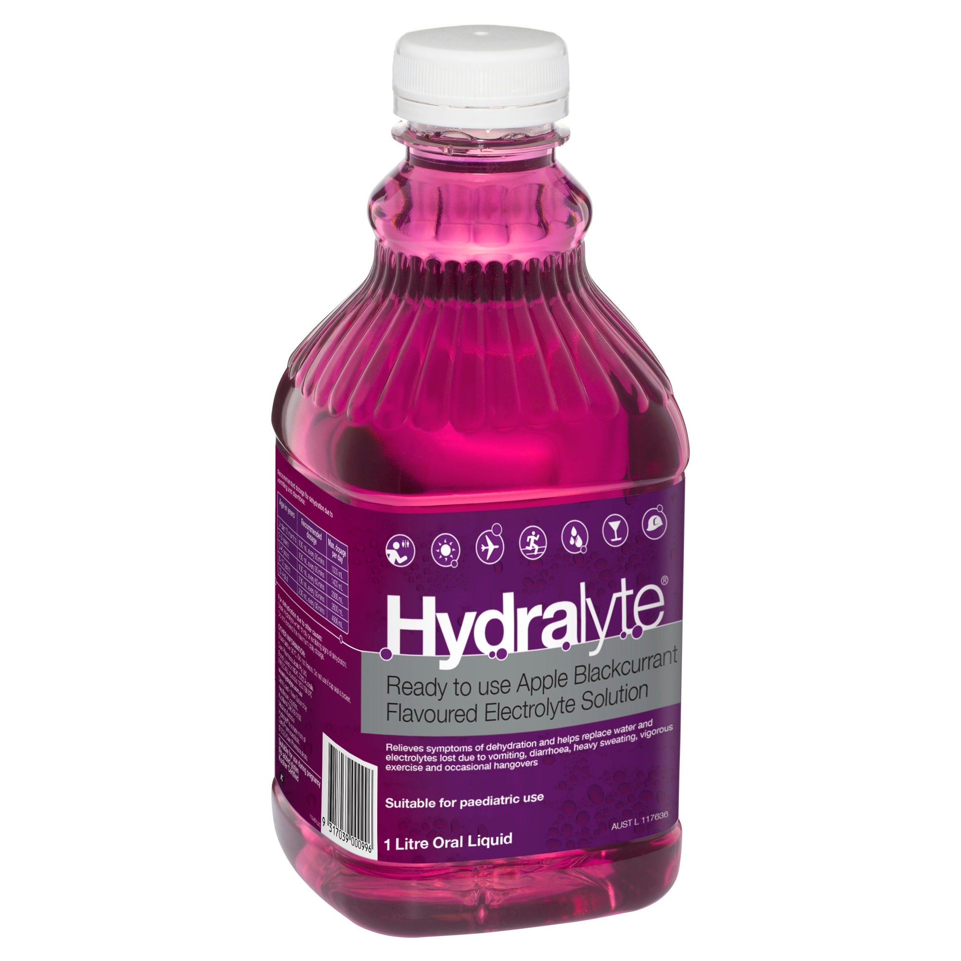 Hydralyte Liquid Apple Blackcurrant 1 Litre - Cutprice Online