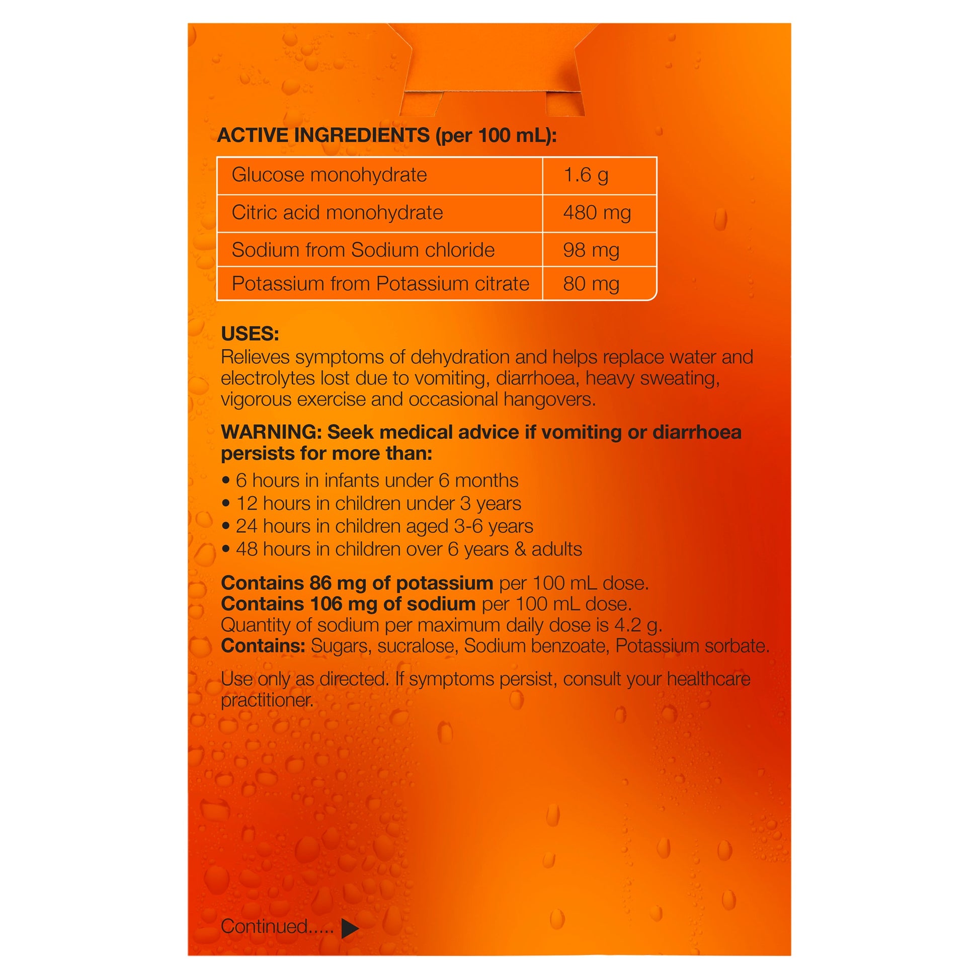 Hydralyte Ready To Drink Orange 250ml X4PACK - Cutprice Online