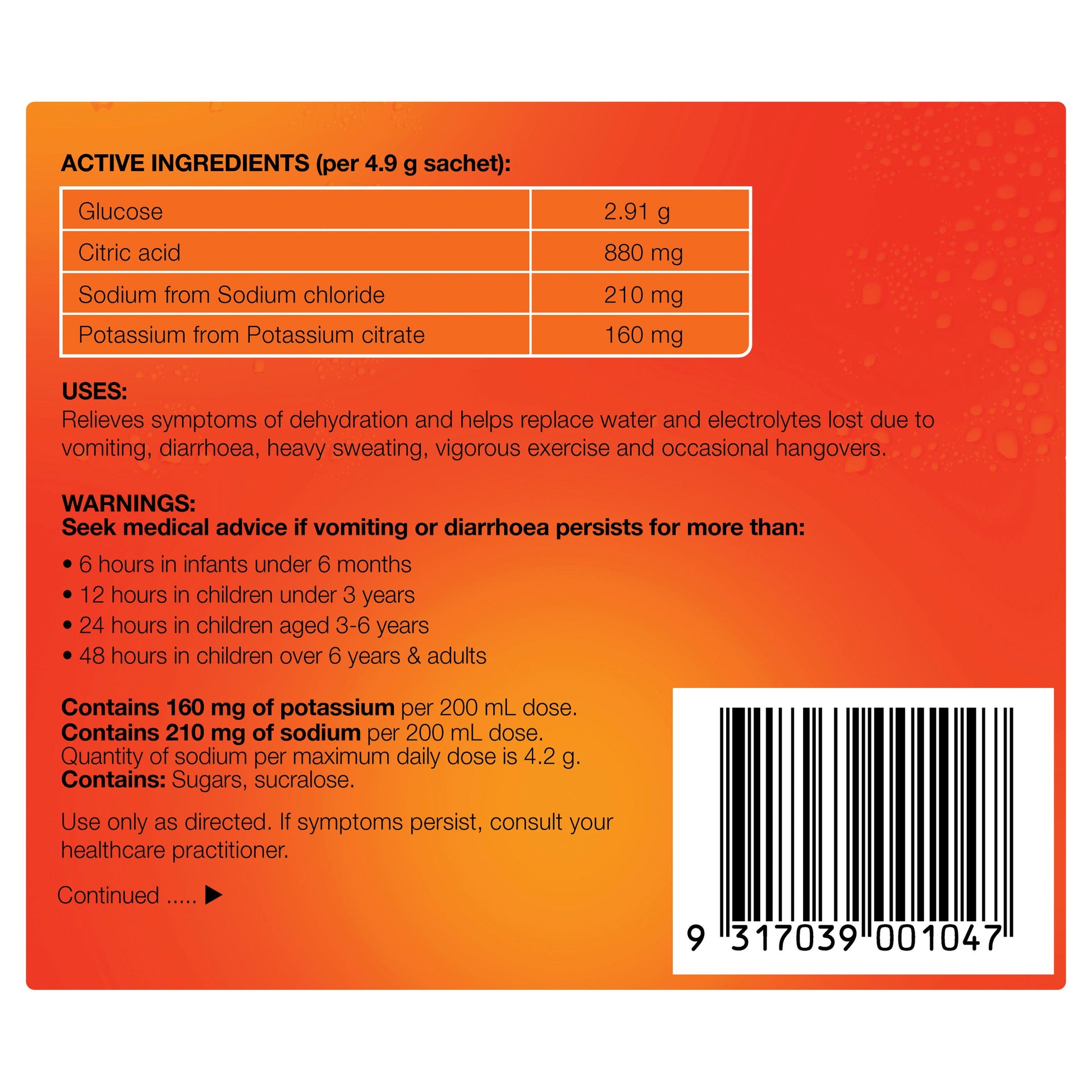 Hydralyte Powder Orange 5G X 10 - Cutprice Online