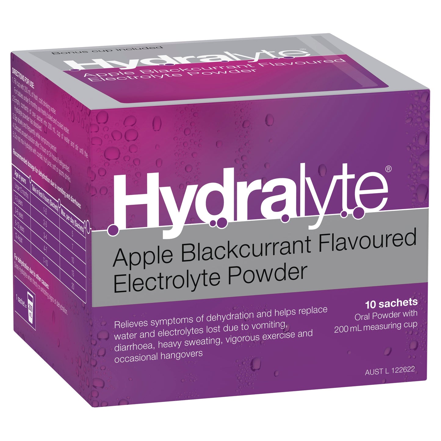 Hydralyte Powder Apple Blackcurrant 5g 10 Pack - Cutprice Online