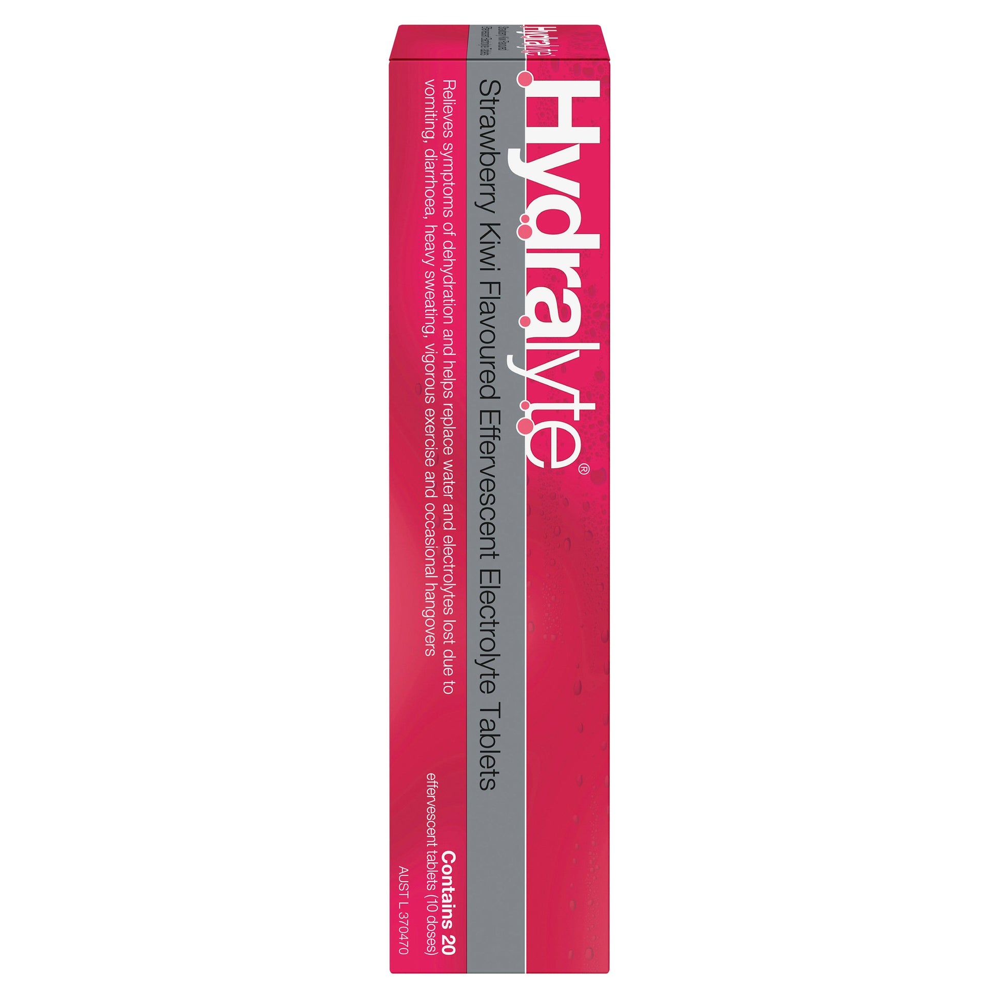 Hydralyte Electrolyte Effervescent Strawberry Kiwi 20 Tablets - Cutprice Online