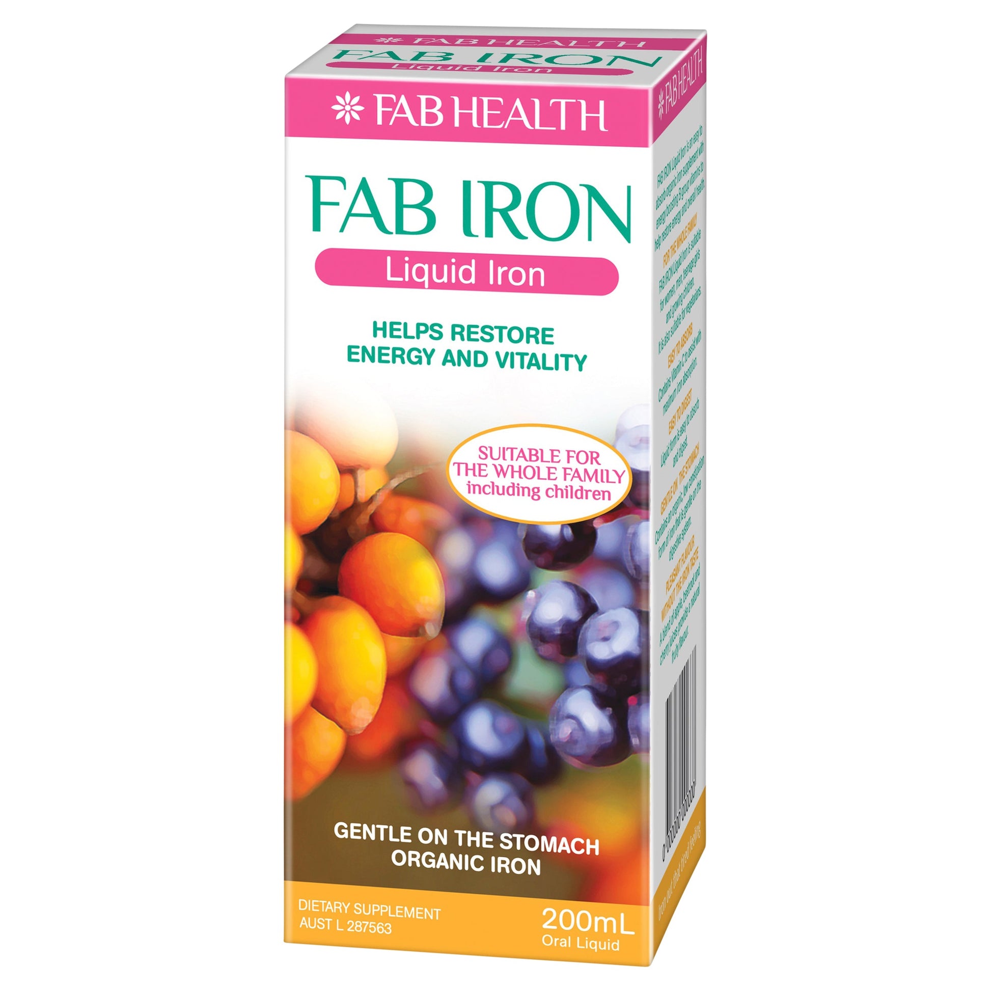 Fab Iron Liquid Iron 200ml - Cutprice Online