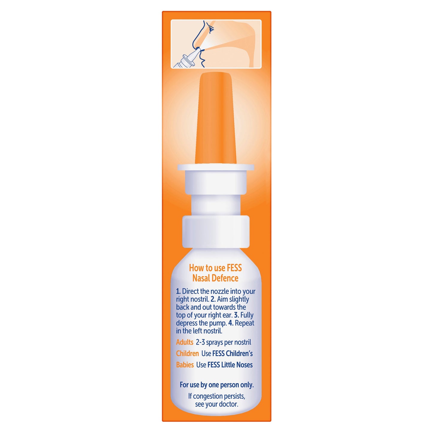 Fess Nasal Defence Spray with Tea Tree Oil & Vitamin E 30ml - Cutprice Online
