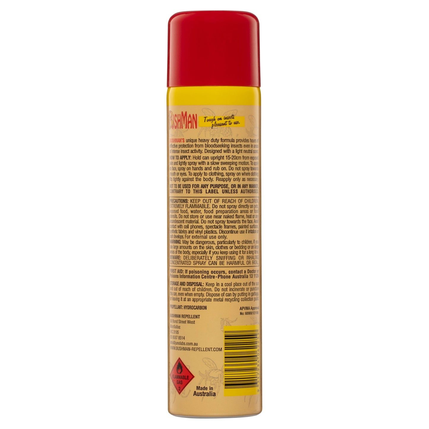Bushman Heavy Duty Aerosol 225g - Cutprice Online