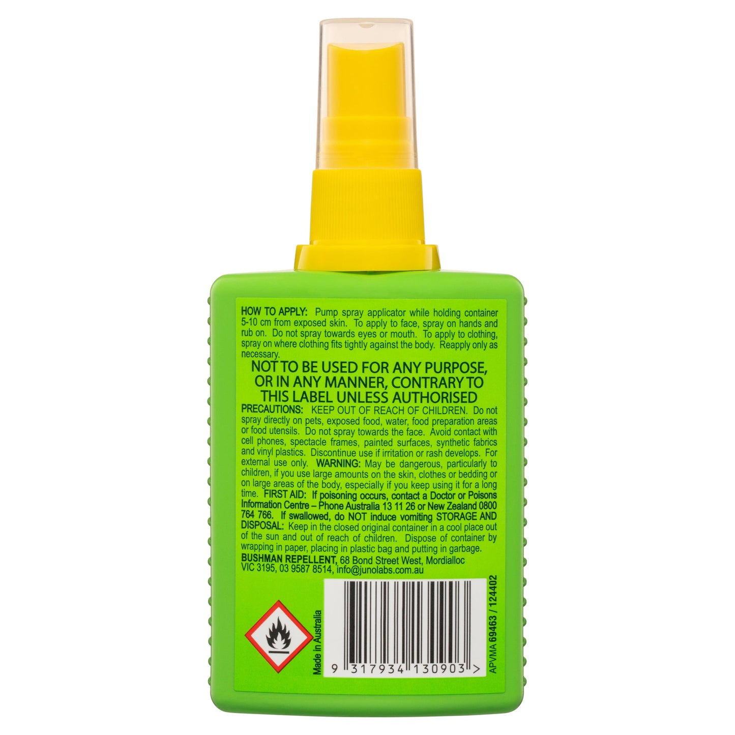 Bushman Plus UV Insect Repellent 100ml Pump Spray - Cutprice Online