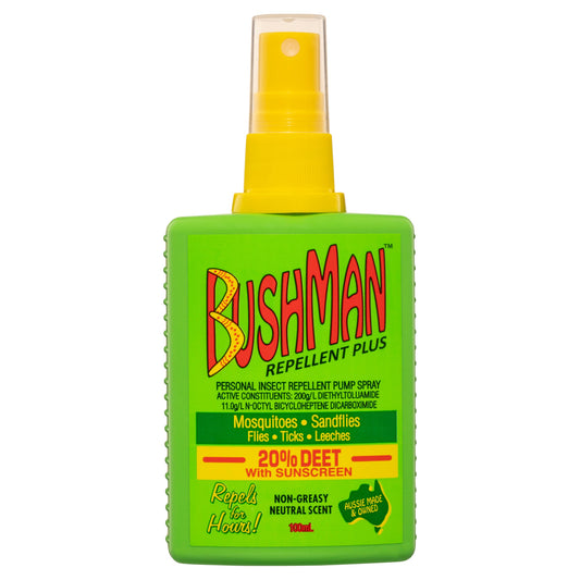 Bushman Plus UV Insect Repellent 100ml Pump Spray - Cutprice Online