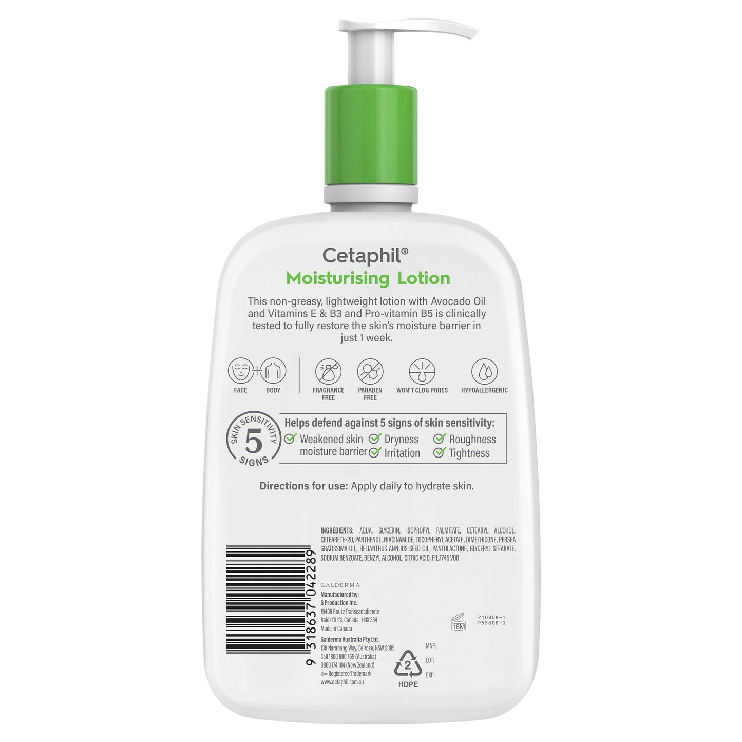 Cetaphil Moisturising Lotion 1 Litre - Cutprice Online