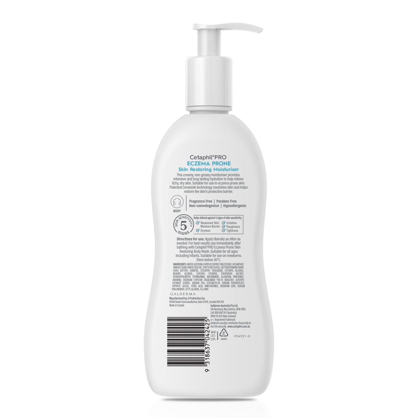 Cetaphil Pro Eczema Prone Skin Restoring Moisturiser 295ml - Cutprice Online
