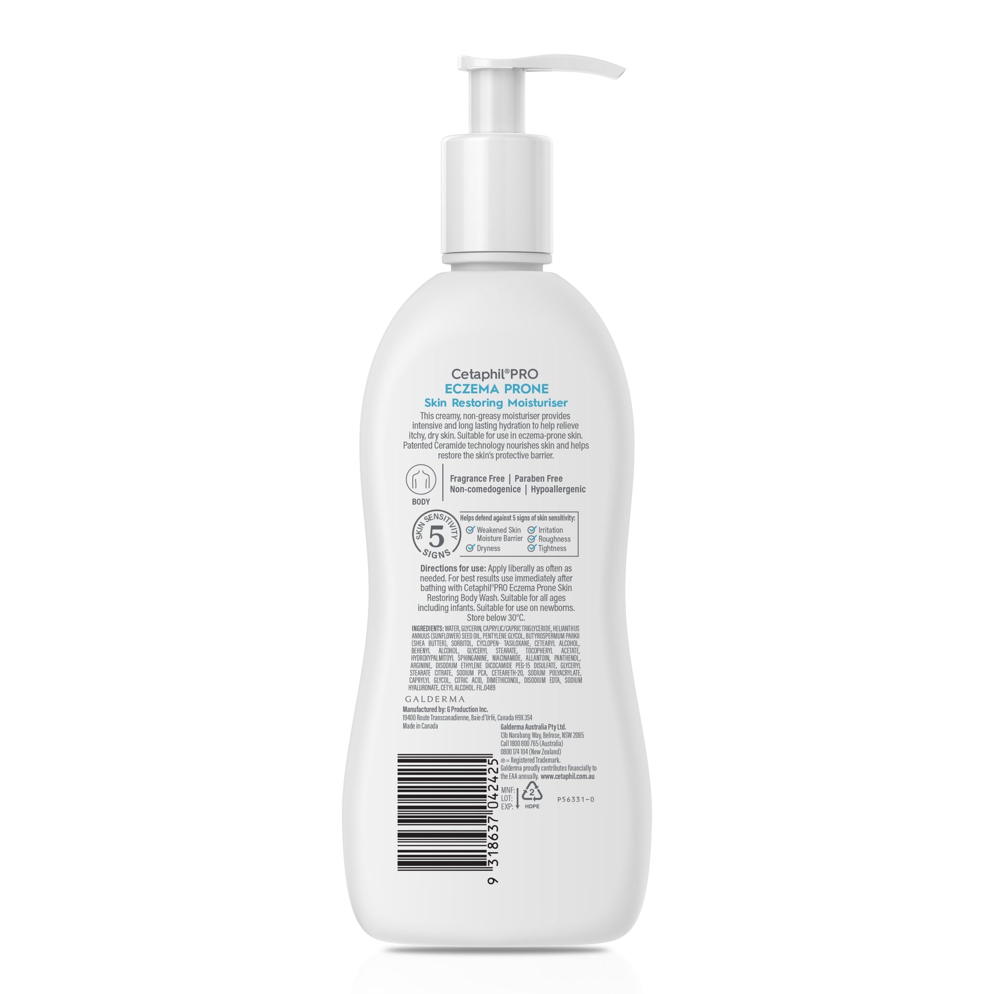 Cetaphil Pro Eczema Prone Skin Restoring Moisturiser 295ml - Cutprice Online