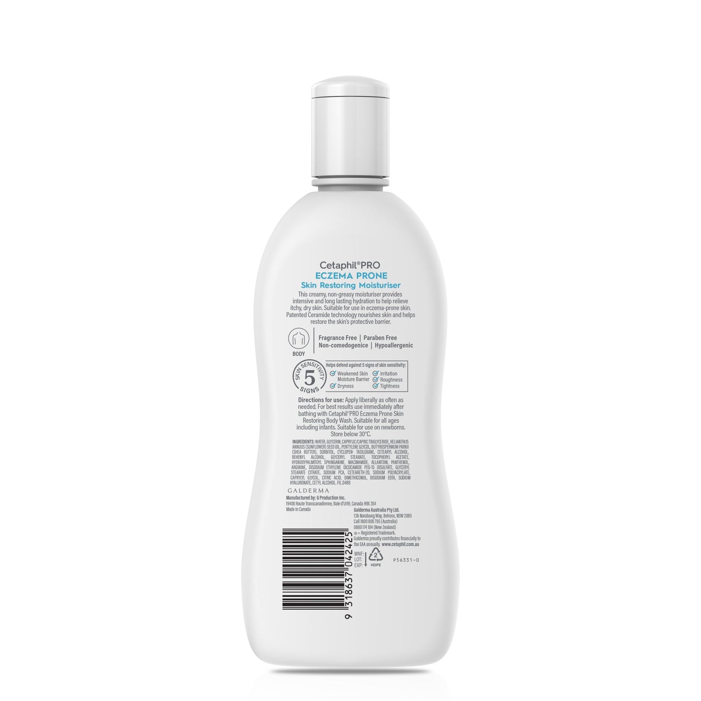 Cetaphil Pro Eczema Prone Skin Restoring Body Wash 295ml - Cutprice Online