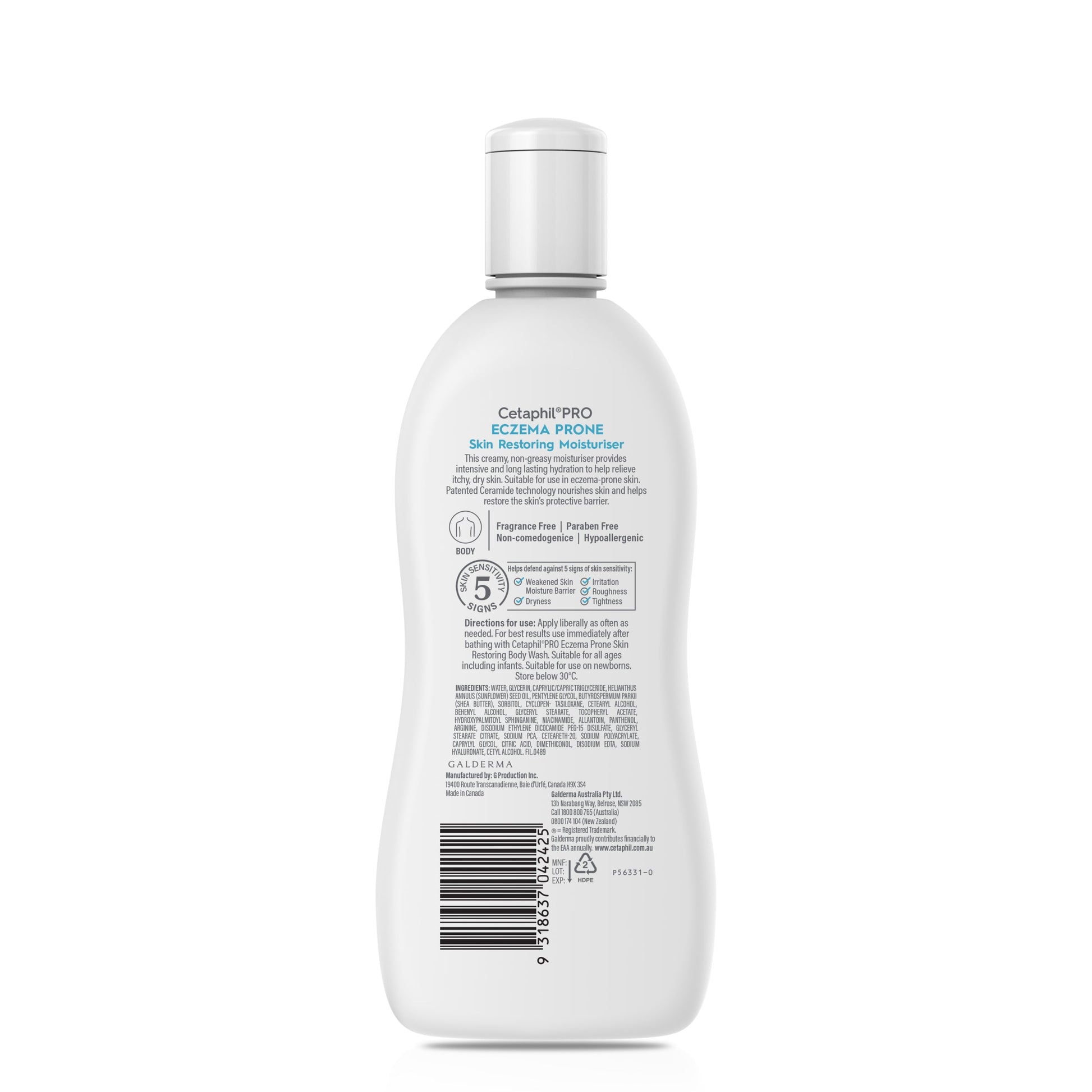 Cetaphil Pro Eczema Prone Skin Restoring Body Wash 295ml - Cutprice Online