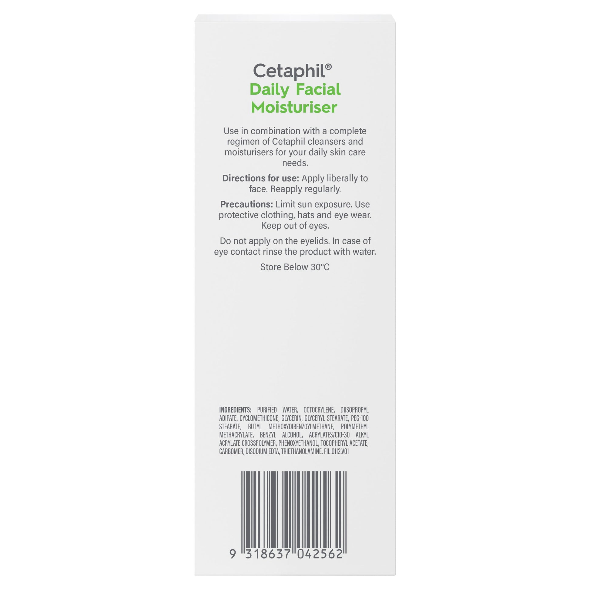 Cetaphil Daily Facial Moisturiser 118ml - Cutprice Online