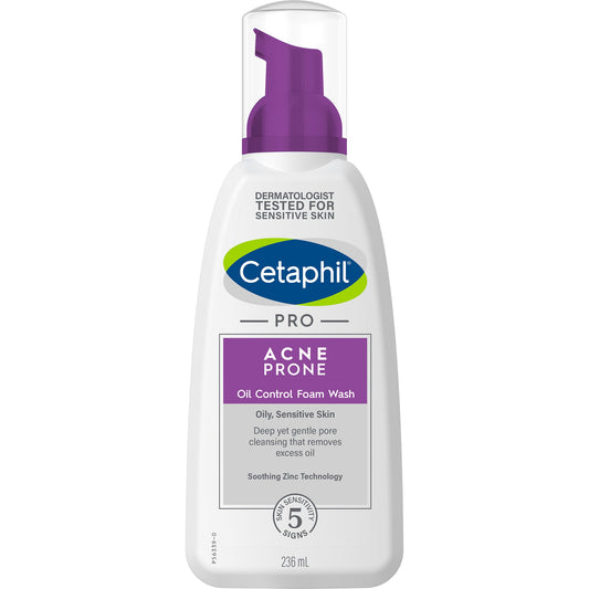 Cetaphil Pro Acne Prone Oil Control Foam Wash 236ml - Cutprice Online