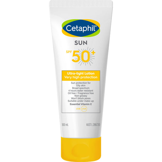 Cetaphil Sun SPF 50+ Ultra Light Lotion 100ml - Cutprice Online