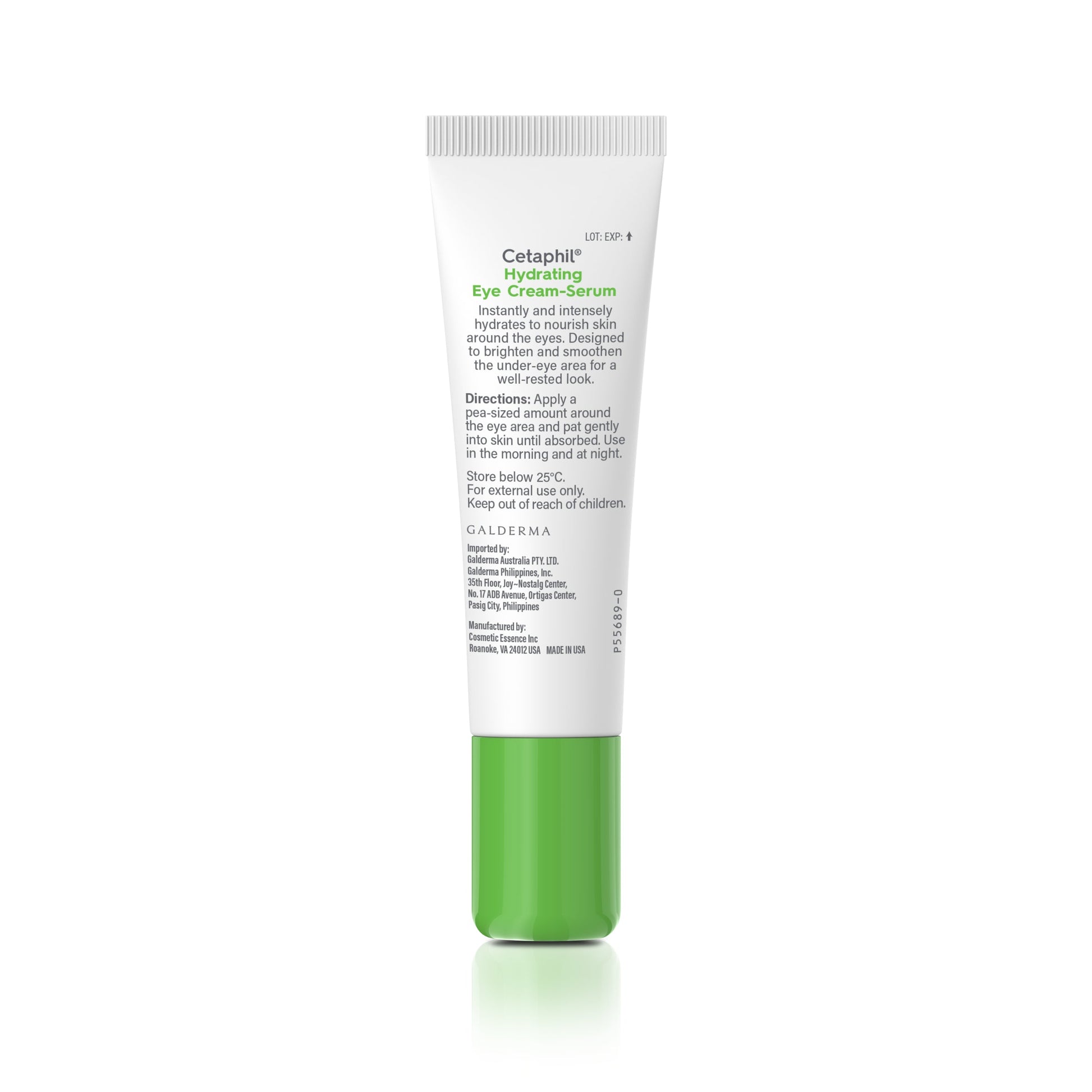 Cetaphil Hydrating Eye Cream-Serum With Hyaluronic Acid 14mL - Cutprice Online