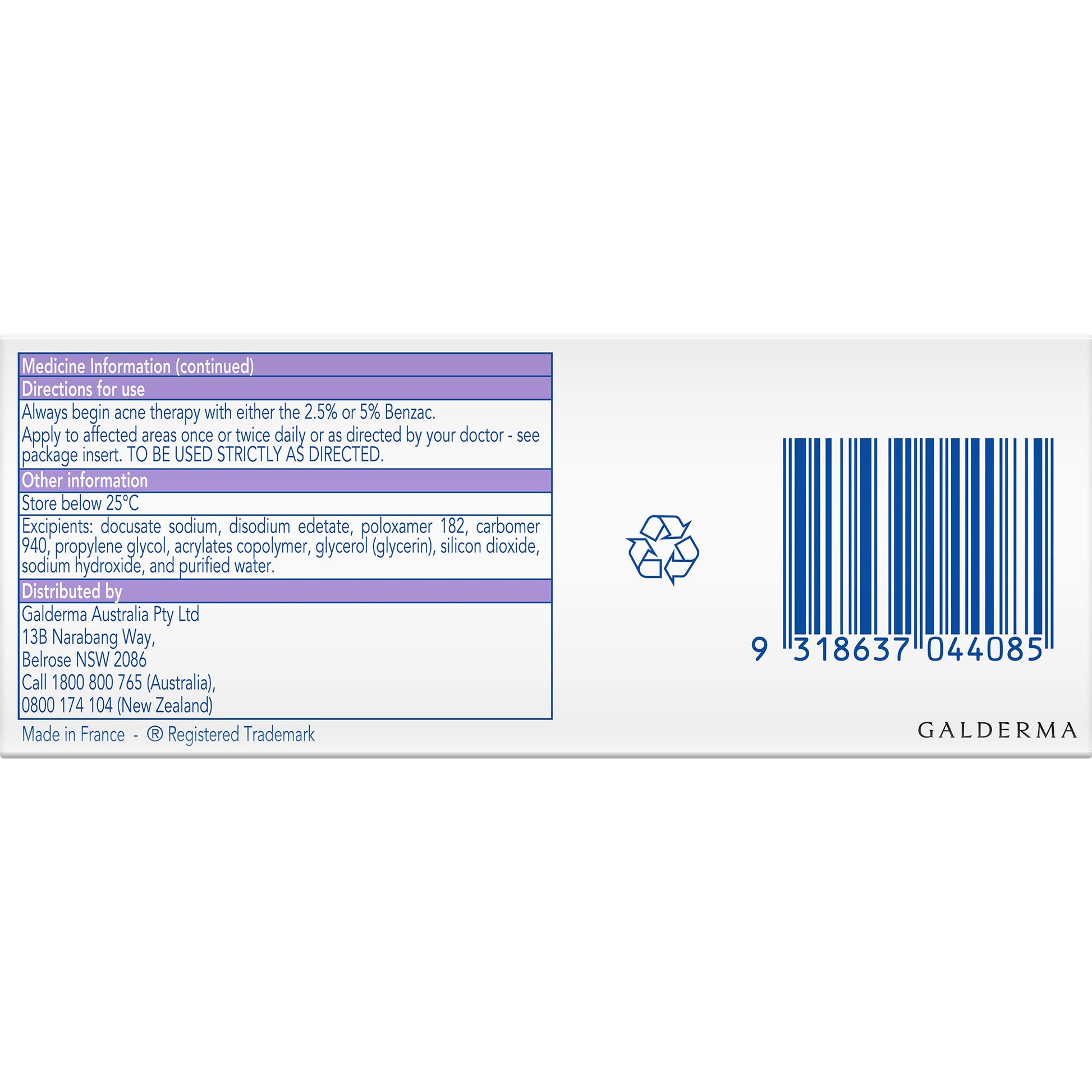 Benzac AC Gel 5% 60g - Cutprice Online