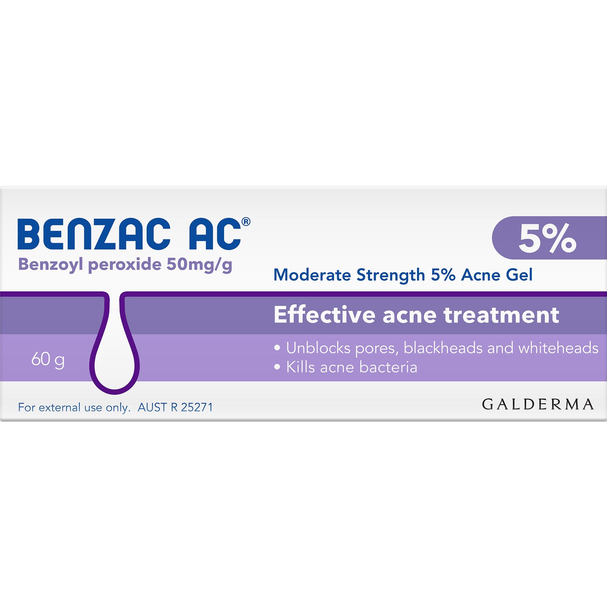 Benzac AC Gel 5% 60g - Cutprice Online