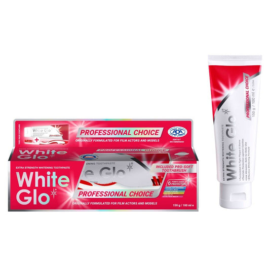White Glo Toothpaste Professional Choice 150g - Cutprice Online