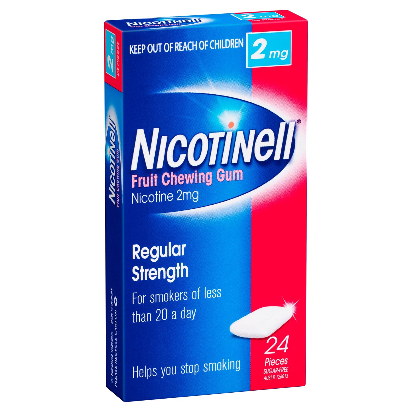 Nicotinell Gum 2mg Fruit 24 - Cutprice Online