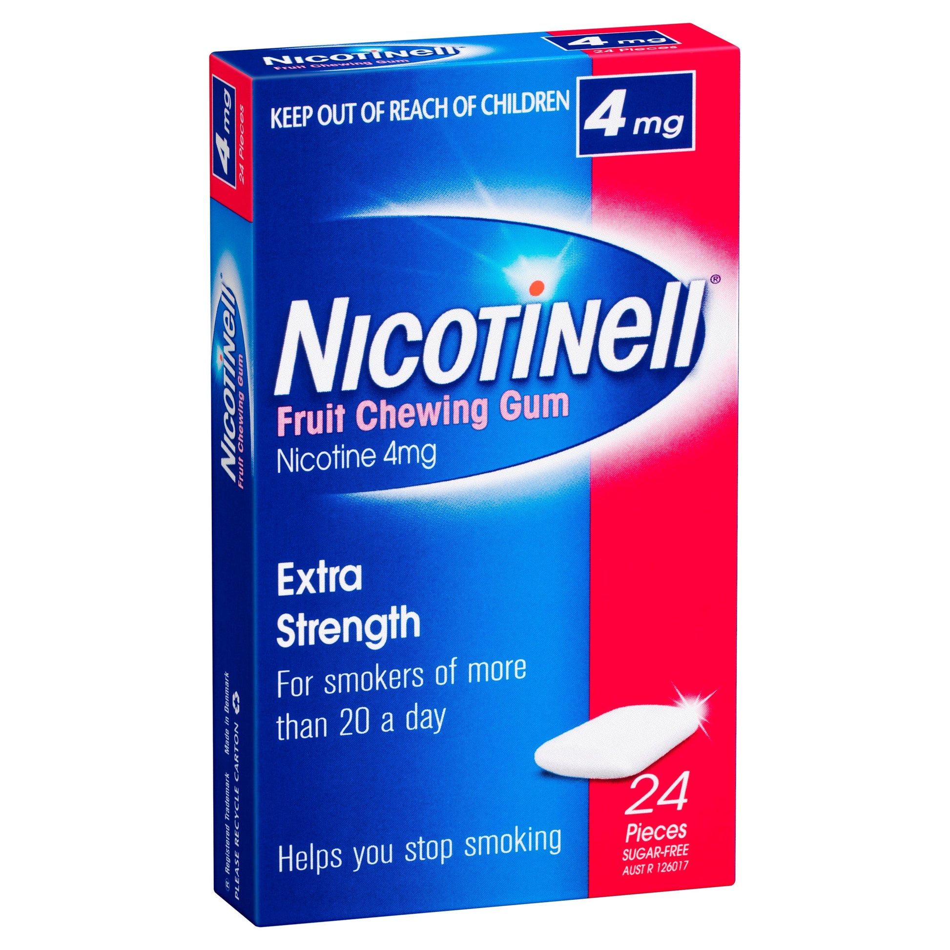 Nicotinell Gum 4mg Fruit 24 - Cutprice Online