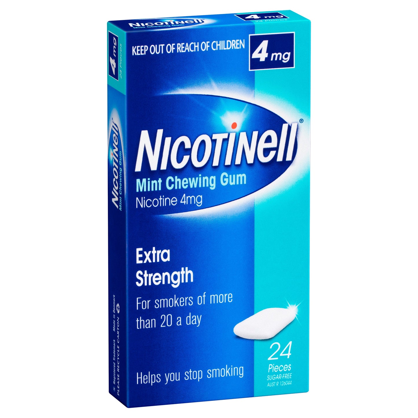 Nicotinell Gum 4mg Mint 24 - Cutprice Online