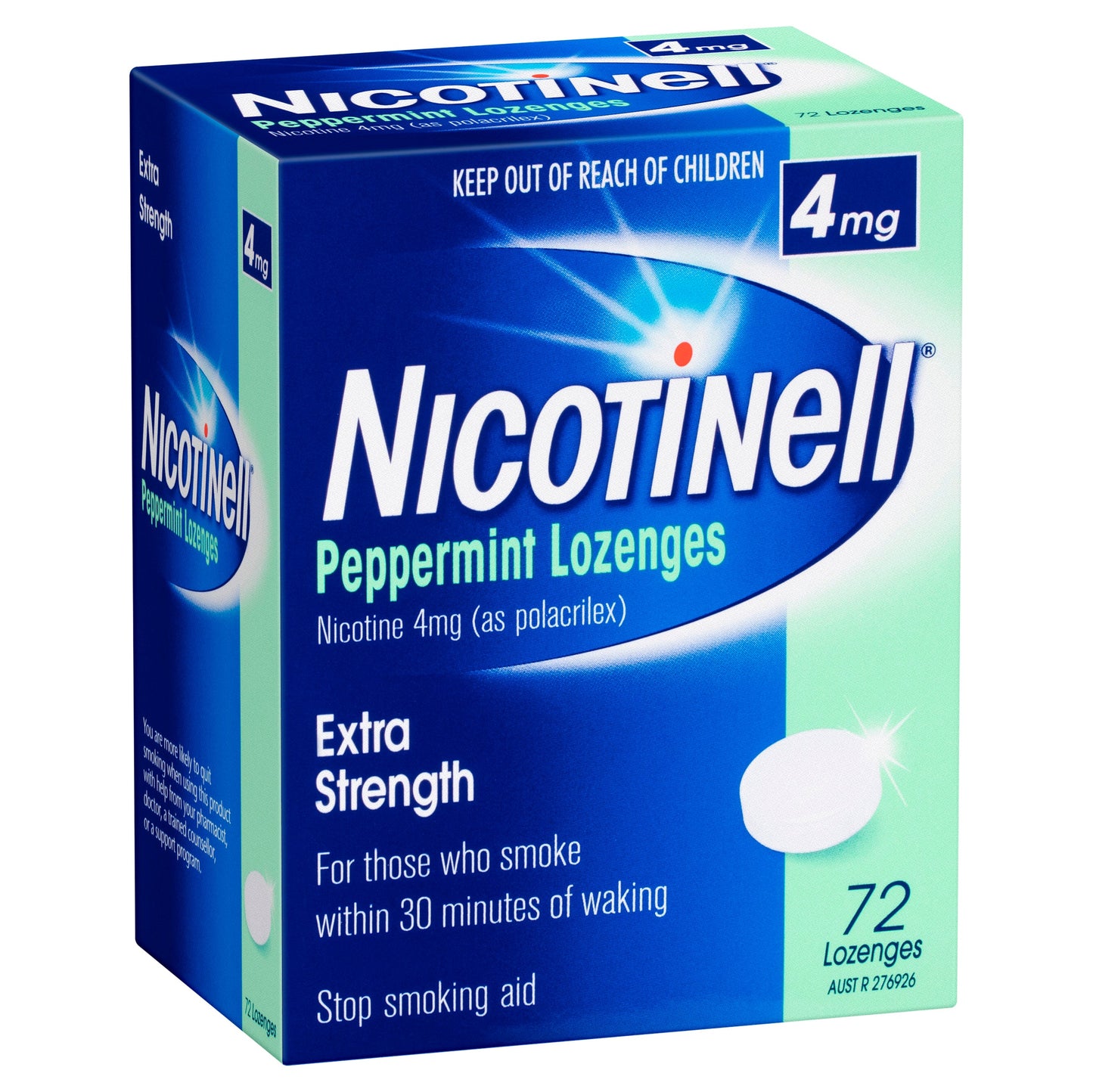 Nicotinell Lozenges Peppermint 4mg 72PK - Cutprice Online
