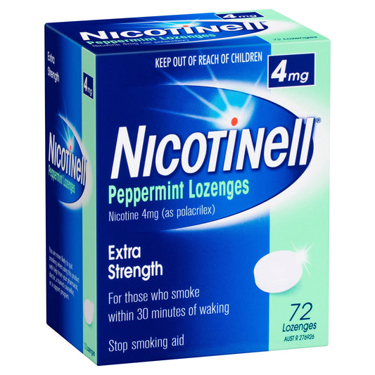 Nicotinell Lozenges Peppermint 4mg 72PK - Cutprice Online