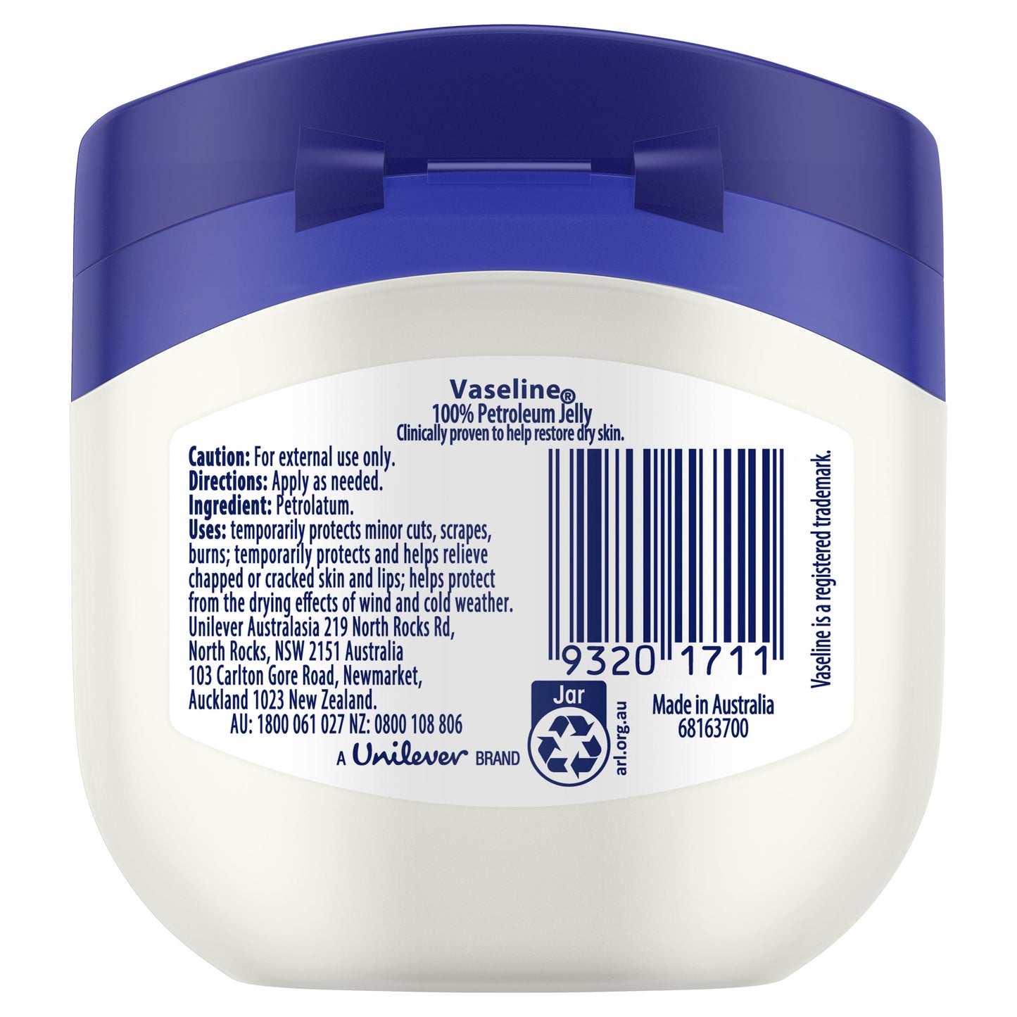 Vaseline Petroleum Jelly Original 100g - Cutprice Online