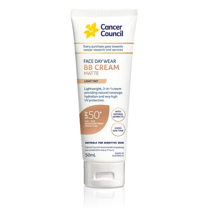 Cancer Council Face Day Wear BB Cream SPF 50+ Light Tint 50ml - Cutprice Online