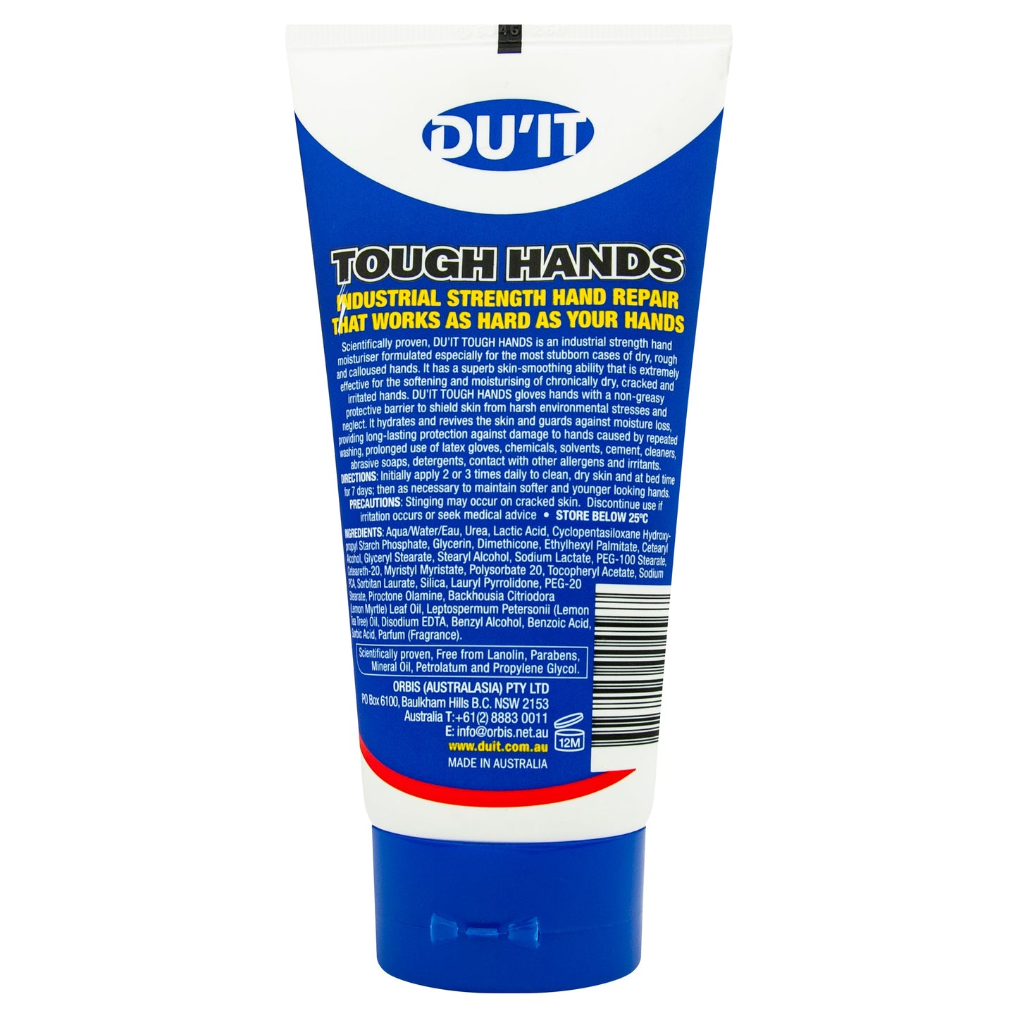 DUIT Tough Hands Intensive Skin Repair Hand Cream 150ml - Cutprice Online