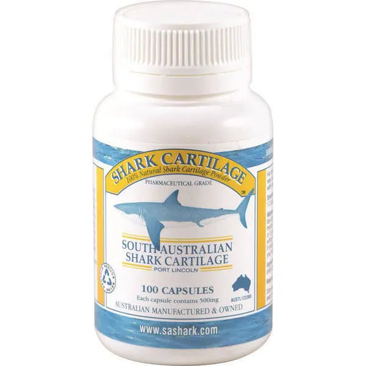 Shark Cartilage 500mg 100 Capsules SHARK CARTILAGE