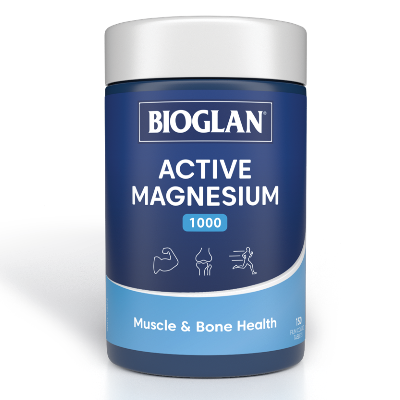 Bioglan Active Magnesium 1000mg 150 Tablets - Cutprice Online
