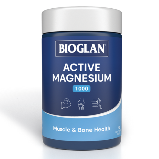 Bioglan Active Magnesium 1000mg 150 Tablets - Cutprice Online