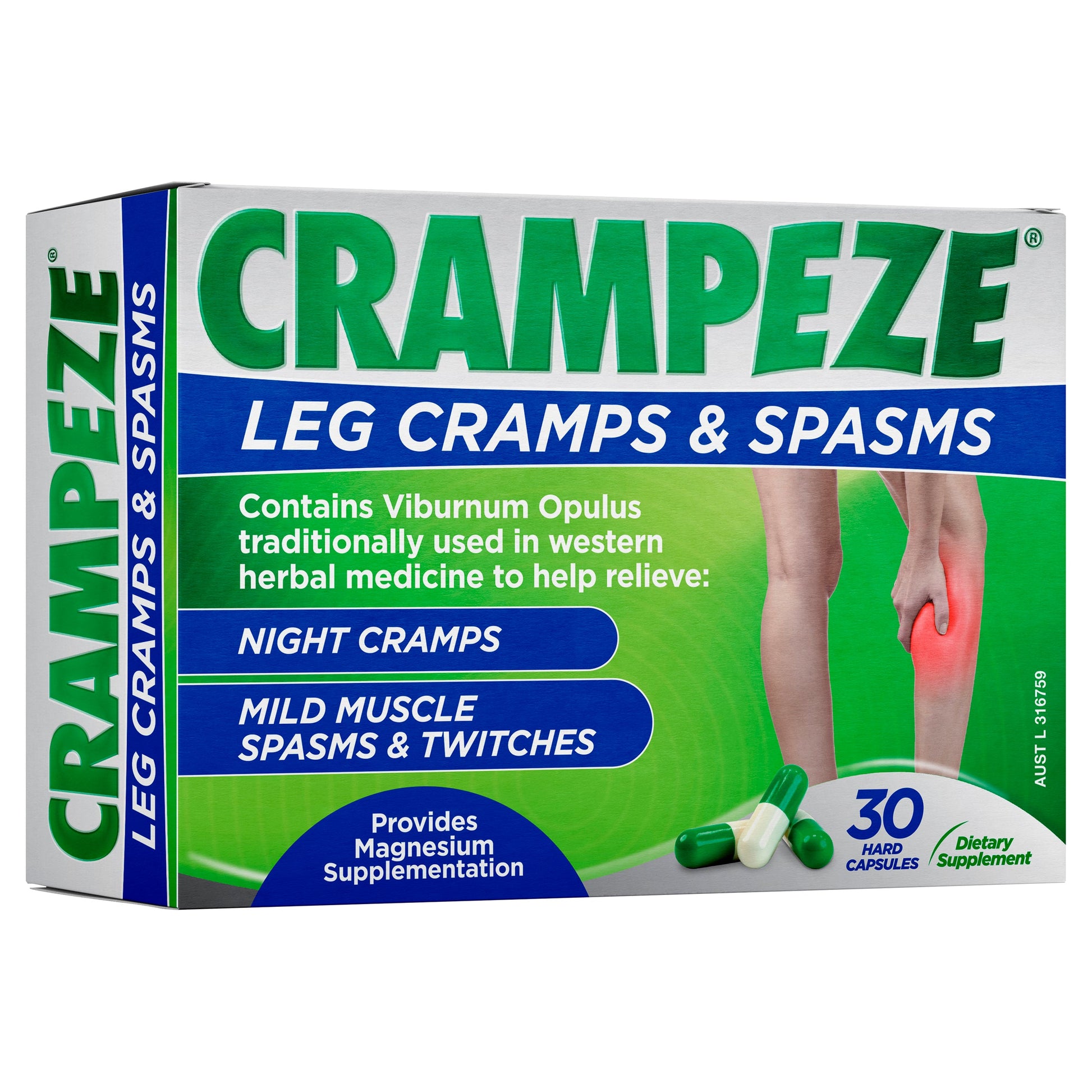 Crampeze Night Cramps 30 Capsules - Cutprice Online